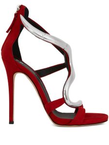 Giuseppe Zanotti sandales Venere 120 mm à talon aiguille - Rouge