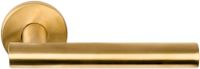 Deurkruk BASICS LB7-19 EN1906/3 geveerd op rozet - PVD mat goud - thumbnail
