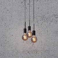 &apos;Nordlux paco&apos; hanglamp zwart 3 E27 fittingen