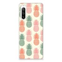 Sony Xperia 10 IV | Siliconen Case | Ananas