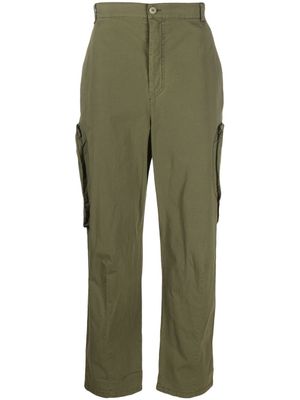 Henrik Vibskov pantalon droit en coton à poches cargo - Vert