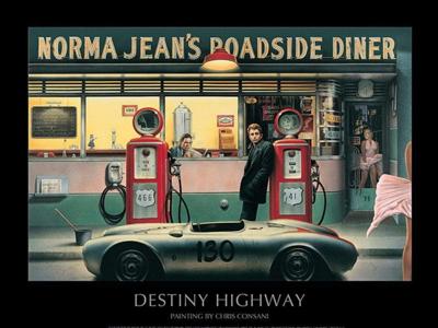 Kunstdruk Destiny Highway Chris Consani 80x60cm