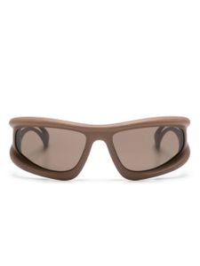 Mykita lunettes de soleil Mafra à monture papillon - Marron