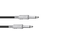 OMNITRONIC Jack cable 6.3 mono 3m bk