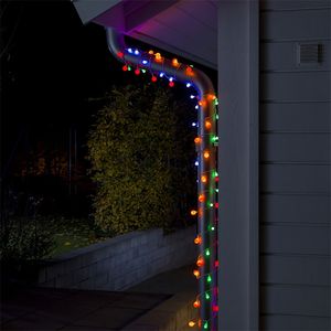 RGB Kleuren lichtsnoer voor buiten - 80 LEDs - 6 meter - kerstverlichting