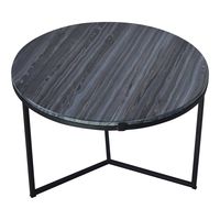 Urban Interiors Bijzettafel 'Loft 42' Marmer, Ø60cm, kleur Zwart Urban Interiors Bijzettafel 'Loft 42' Marmer, Ø60cm, kleur Zwart