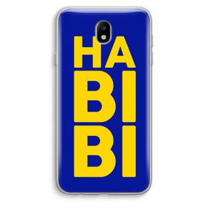 Habibi Blue: Samsung Galaxy J7 (2017) Transparant Hoesje