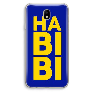 Habibi Blue: Samsung Galaxy J7 (2017) Transparant Hoesje