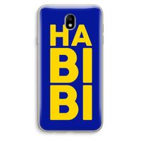 Habibi Blue: Samsung Galaxy J7 (2017) Transparant Hoesje