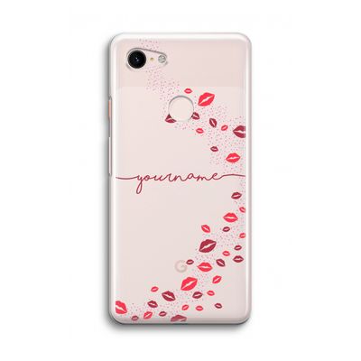 Kusjes: Google Pixel 3 Transparant Hoesje