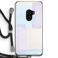 Square pastel: Xiaomi Mi Mix 2 Transparant Hoesje met koord