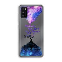 Stars quote: Samsung Galaxy A41 Transparant Hoesje