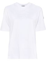 Moncler t-shirt en coton à logo embossé - Blanc - thumbnail