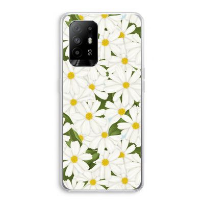 Summer Daisies: Oppo A94 5G Transparant Hoesje