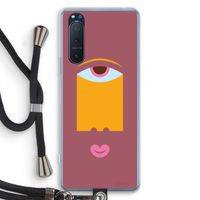 Mono V: Sony Xperia 5 II Transparant Hoesje met koord