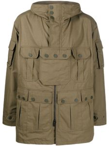 White Mountaineering veste militaire à design multi-poches - Vert