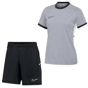 Nike Academy 25 Trainingsset Dames Grijs Zwart Wit