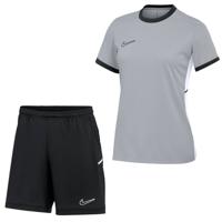 Nike Academy 25 Trainingsset Dames Grijs Zwart Wit