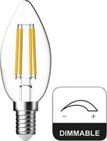 Energetic LED kaars E14 4,2-40W 2700K filament helder dimbaar - 2720130