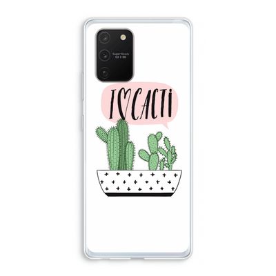 I love cacti: Samsung Galaxy S10 Lite Transparant Hoesje