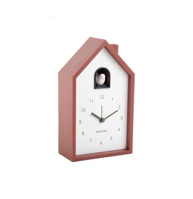 Alarm Klok Modern Koekoe Rood Oker