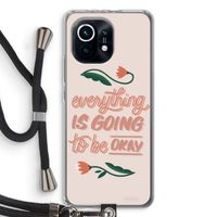 Optimistic flower girl: Xiaomi Mi 11 Transparant Hoesje met koord