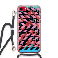 Skew Blush 2: iPhone SE 2020 Transparant Hoesje met koord