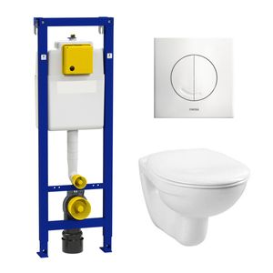 Wisa XS toiletset met Plieger Basic toilet en standaard zitting