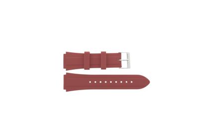 Horlogeband Guess W0979L3 / Retro Pop Rubber Rood 20mm