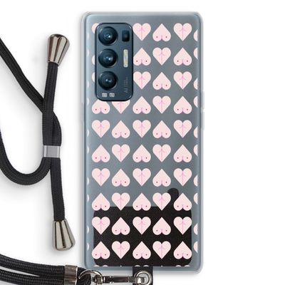 Ass 'n Titties: Oppo Find X3 Neo Transparant Hoesje met koord