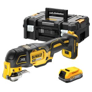 DeWalt DCS356E1T Accu Multitool | Oscillerend | 18V XR Powerstack | in TSTAK - DCS356E1T-XJ