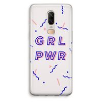 GRL PWR: OnePlus 6 Transparant Hoesje