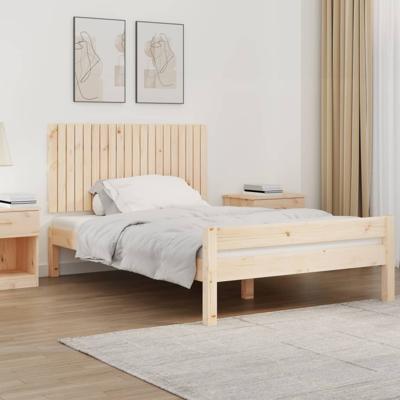 Wandhoofdbord 127,5x3x60 cm massief grenenhout