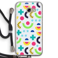 8-bit N°1: Samsung Galaxy A5 (2017) Transparant Hoesje met koord