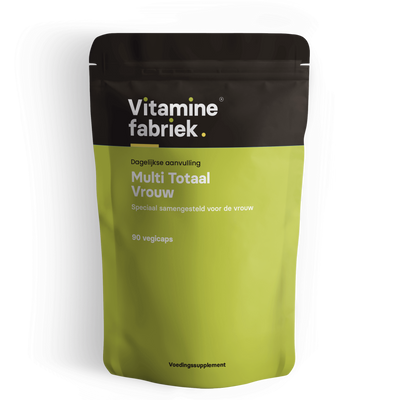 Multi Totaal Vrouw - 90 vegicaps - Vitaminefabriek.nl