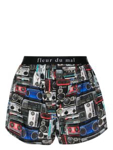 Fleur Du Mal boxer à logo - Noir