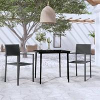 3-delige Tuinset zwart