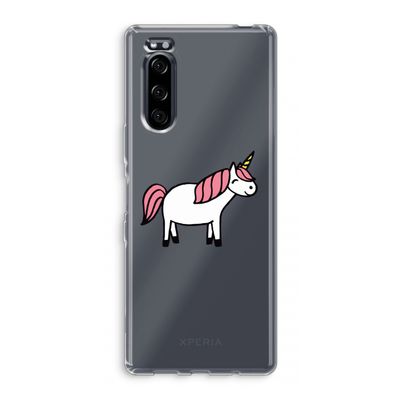 Eenhoorn: Sony Xperia 5 Transparant Hoesje