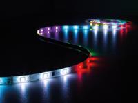 KIT MET DIGITAAL GEANIMEERDE LED-STRIP, CONTROLLER EN VOEDING - RGB - 150 LEDs - 5 m - 12 VDC - Vellight