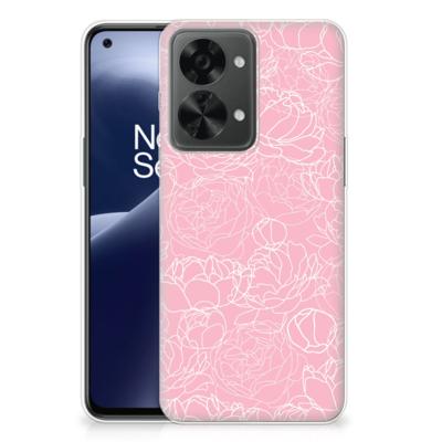 OnePlus Nord 2T | TPU Case | White Flowers