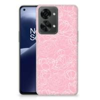 OnePlus Nord 2T | TPU Case | White Flowers
