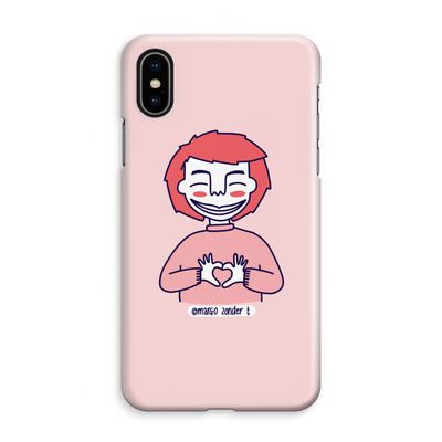 Hartje: iPhone XS Max Volledig Geprint Hoesje