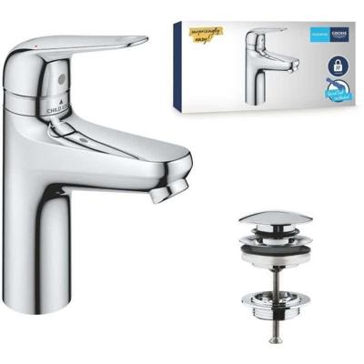 Eéngreepsmengkraan - GROHE - 24327001 - Swift wastafel - Met kinderbeveiliging - Maat M