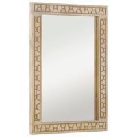 VidaXL Badkamerspiegel 50x70x2,5 cm massief mangohout en glas