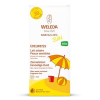 Weleda Edelweiss zonnelotion gevoelige huid SPF30 Weleda Edelweiss zonnelotion gevoelige huid SPF30