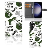 Telefoonhoesje | Met pasjeshouder | voor Samsung Galaxy S23 Plus Dinosaurus