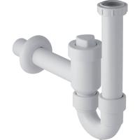 Geberit Uniflex afsluitbare sifon PP 6/4 met verloop 6/4 x5/4 met muurbuis 40mm wit 152860111 - thumbnail