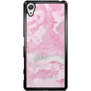 Sony Xperia X hoesje - Marmer roze