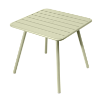 Fermob Luxembourg tuintafel vierpoot 80x80 cm Willow Green
