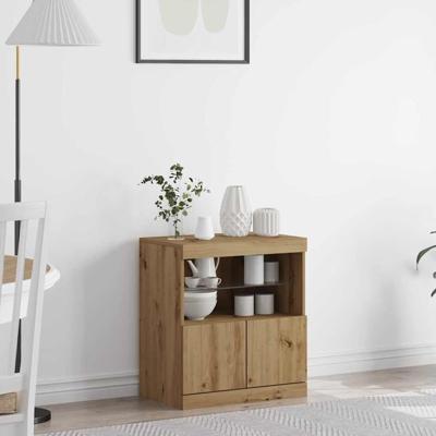 Dressoir Bruin 60 x 37 x 67 cm Bewerkt hout